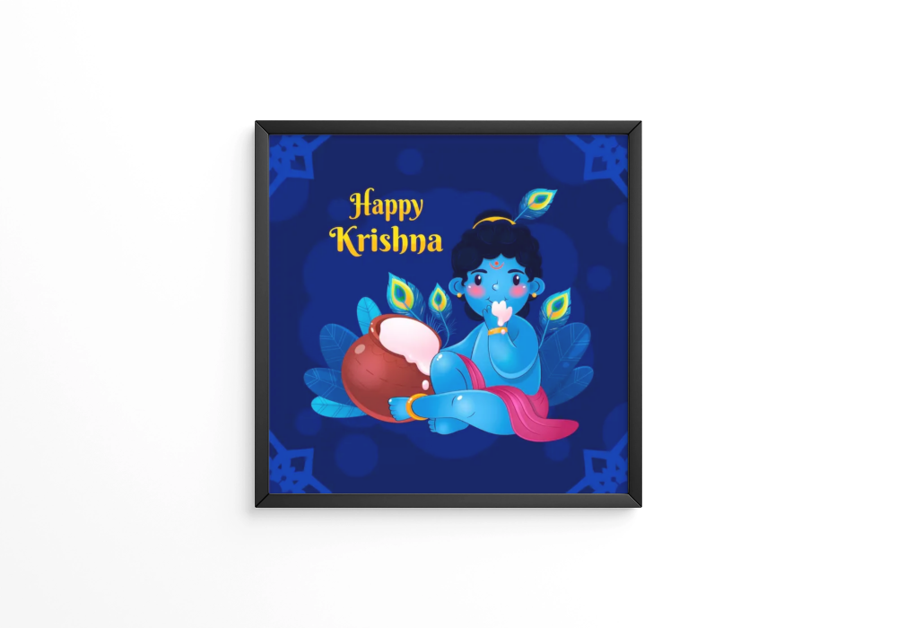 krishna eating butterframes