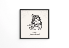 Happy janmashtami  frames