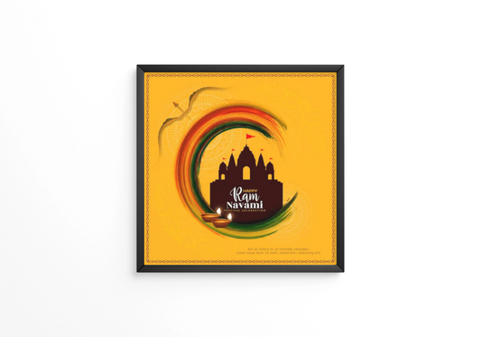 Happy Ram Navami festival   frames