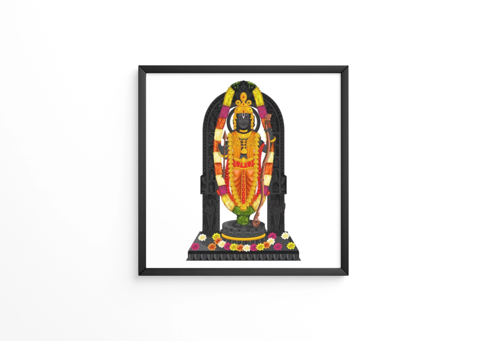 Maryada purushottam hindu culture flag diwali ram mandir tourism rama lord heritage dussehr frame