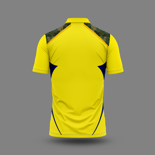 Next Print Customised Ipl Chennai Printed Jersey.
