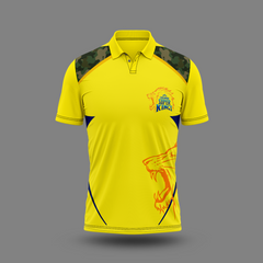 Next Print Customised Ipl Chennai Printed Jersey.