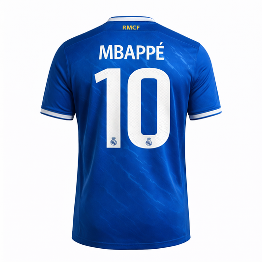 Next Print [Premium Quality] Real Madrid Third Mbappe 2025-26 Jersey.