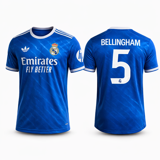 Next Print [Premium Quality] Real Madrid Third Bellingham 2025-26 Jersey