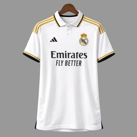 Next Print Elite White Gold Soccer Jersey | Customizable Football Team Wear | Round Neck Sports Tee