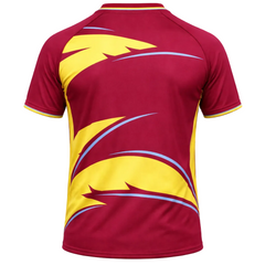 NEXT PRINT Customised West Indies Yellow and Red Cricket Jersey - Personalize Your Jersey Men & Women.