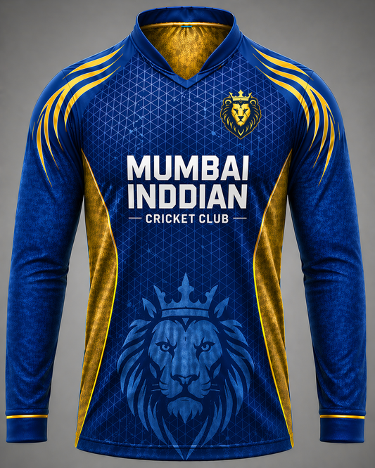 Next Print Custom Cricket Jersey Blue Red Diagonal Design – Personalized Name & Number | NextPrint India