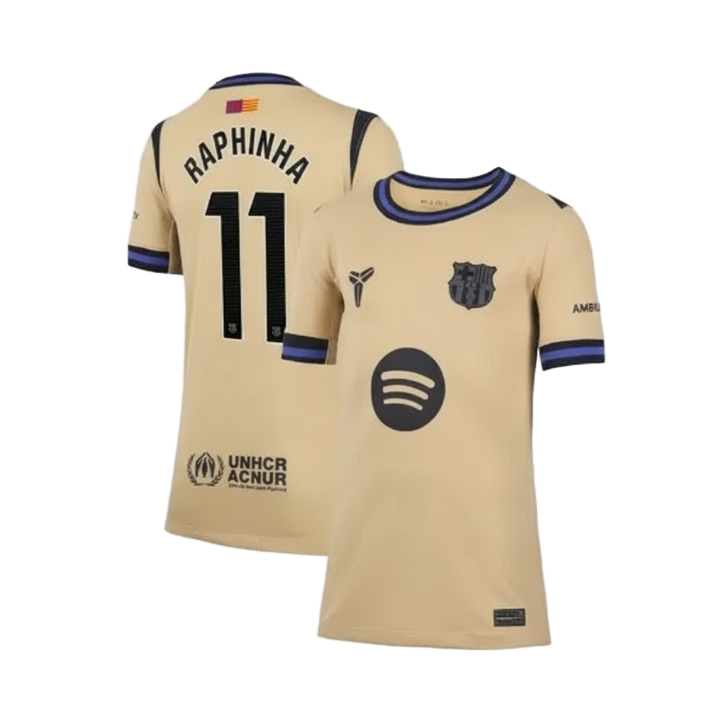 Next Print FC Barcelona Away Raphinha 2025-26 Jersey.