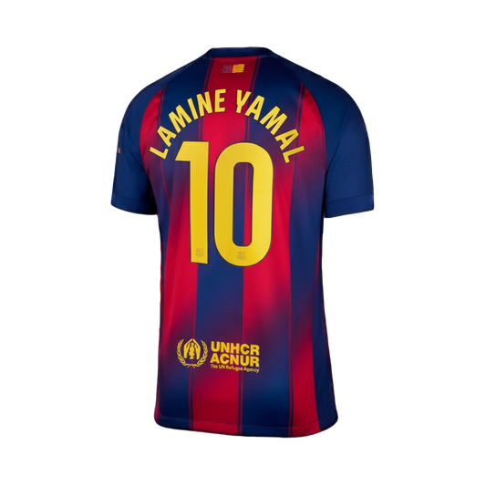 Next Print [Premium Quality] FC Barcelona Home Lamine Yamal 2025-26 Jersey.