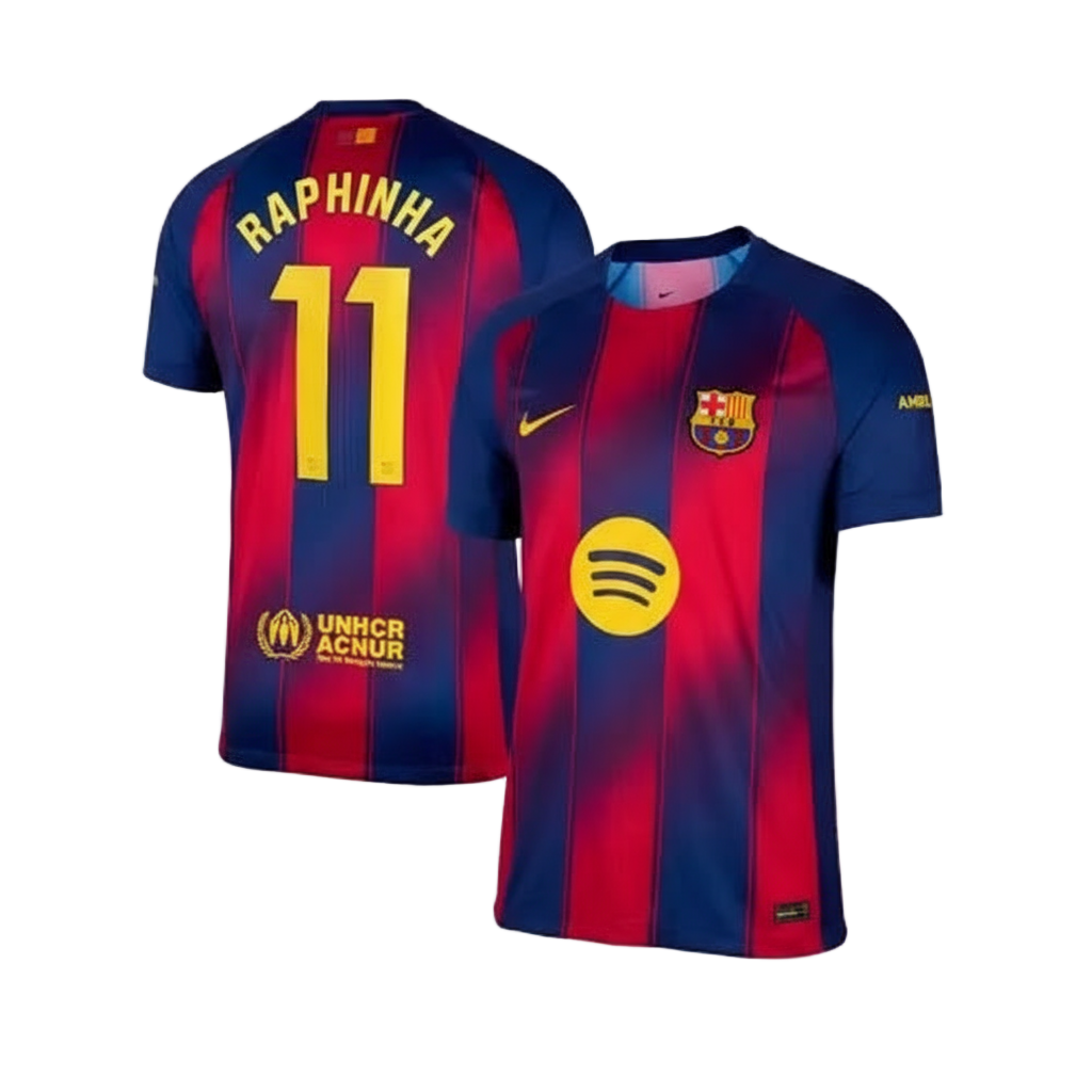 Next Print [Premium Quality] FC Barcelona Home Raphinha 2025-26 Jersey.