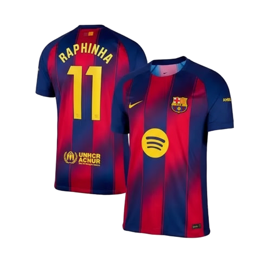 Next Print [Premium Quality] FC Barcelona Home Raphinha 2025-26 Jersey.