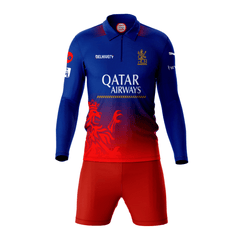 RCB Full Sleeve Polo T Shirt With Shorts RCBFSPTS_1