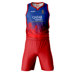Mohammed Siraj RCB Basketball Jersey With Shorts RCBBJS10
