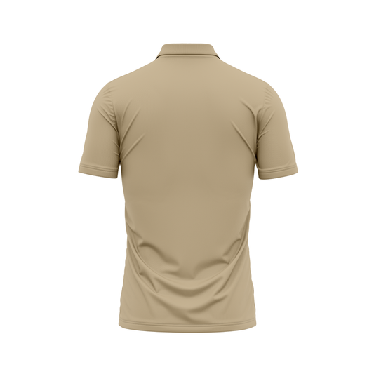 Plain Polo neck Gold Tshirt