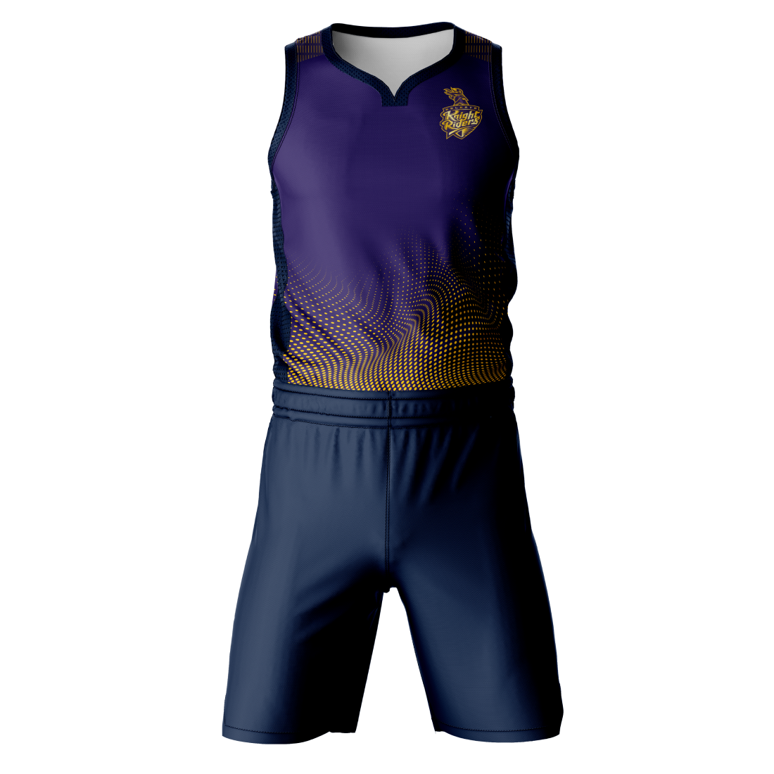 Next Print Ipl Kolkata Design Basketball Jersey With Shorts