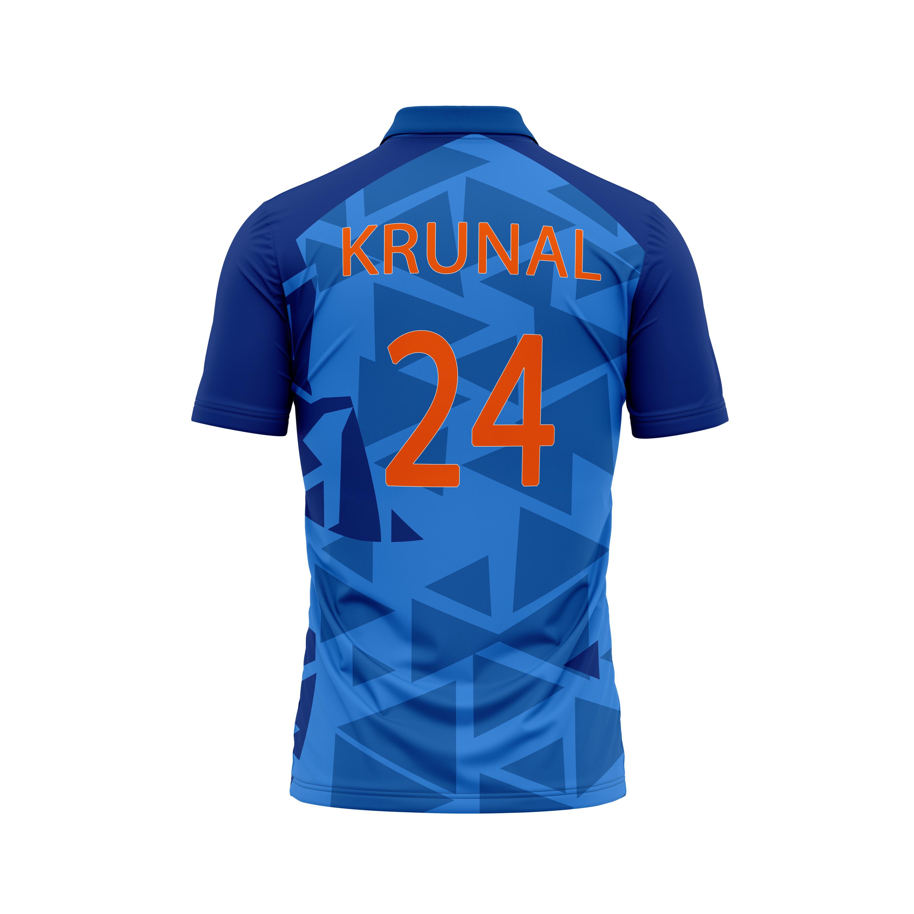Next Print Krunal Printed Jersey Blue