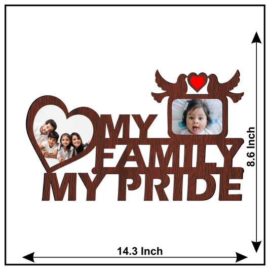 My Family My Pride Wall Frame