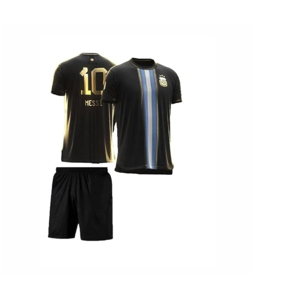 Next Print Messi 10 Jersey NP0000S401  (with Black Shorts)