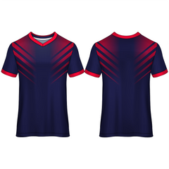 Next Print Customised  Round Neck Jersey With Name & Number. NP0000S48