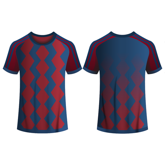 Next Print Customised  Round Neck Jersey With Name & Number. NP0000S74