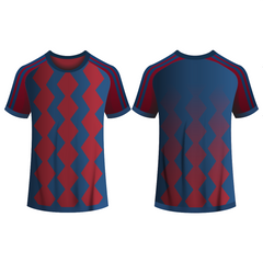 Next Print Customised  Round Neck Jersey With Name & Number. NP0000S74