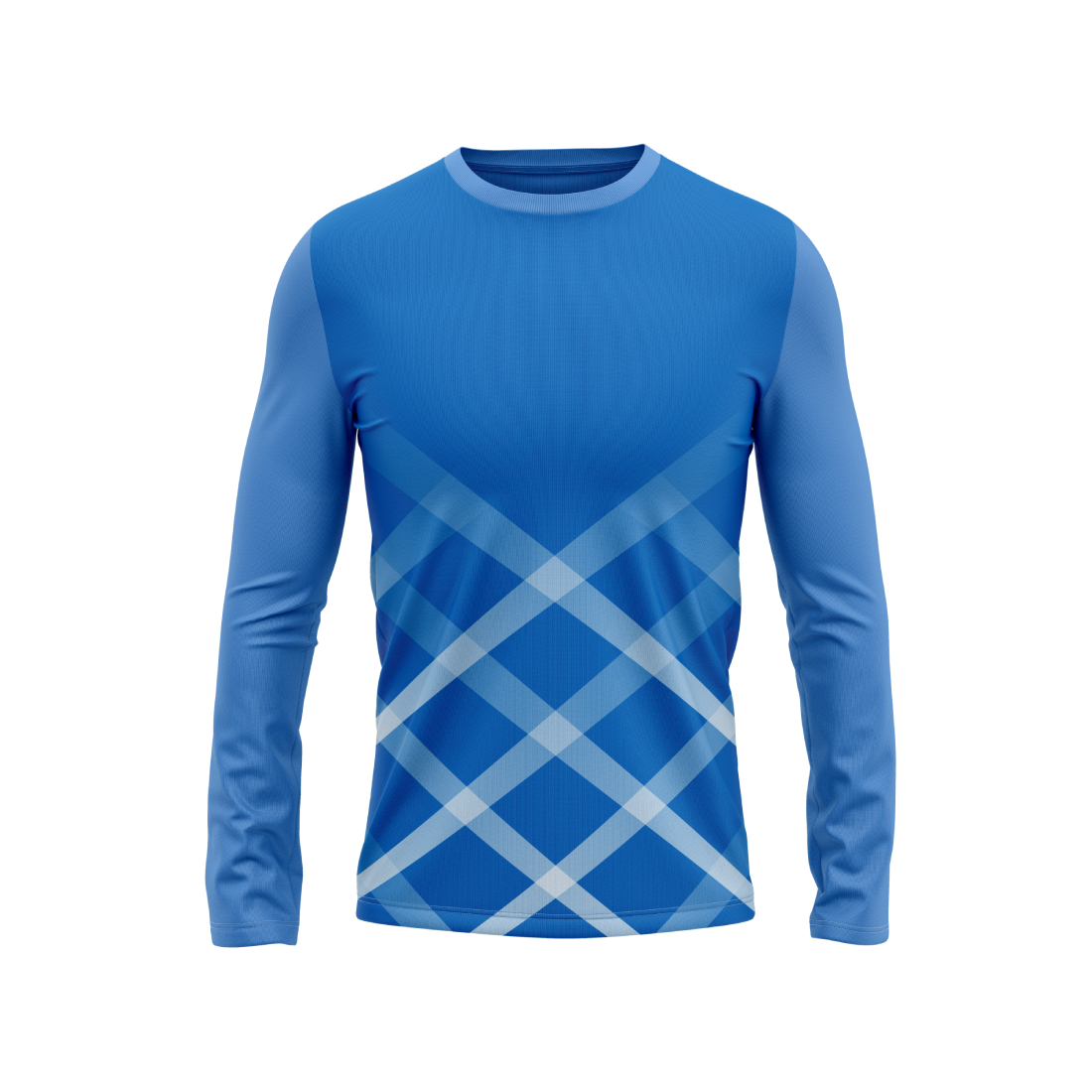 Round Neck Fullsleeve Printed Jersey Skyblue NP00188