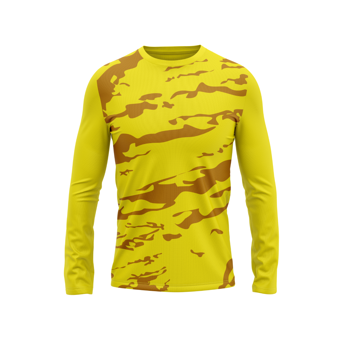 Round Neck Fullsleeve Printed Jersey Yellow NP0019