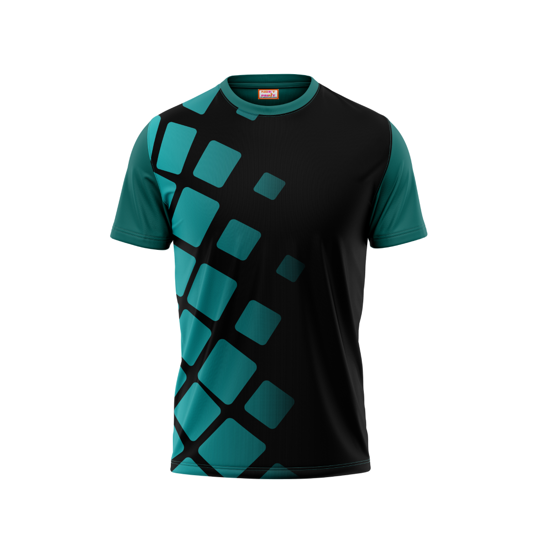 Round Neck Printed Jersey Green NP00203