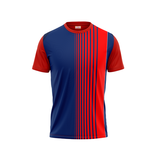 Round Neck Printed Jersey Red NP00209