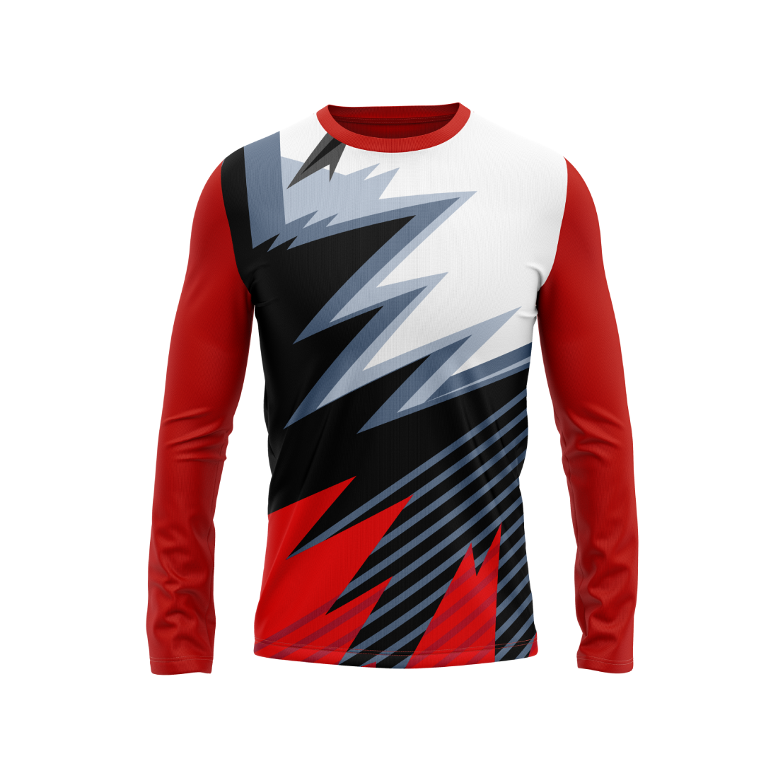 Round Neck Fullsleeve Printed Jersey Red NP00220