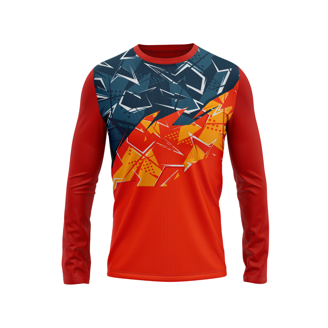 Round Neck Fullsleeve Printed Jersey Red NP00223