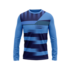 Round Neck Fullsleeve Printed Jersey Skyblue NP00227