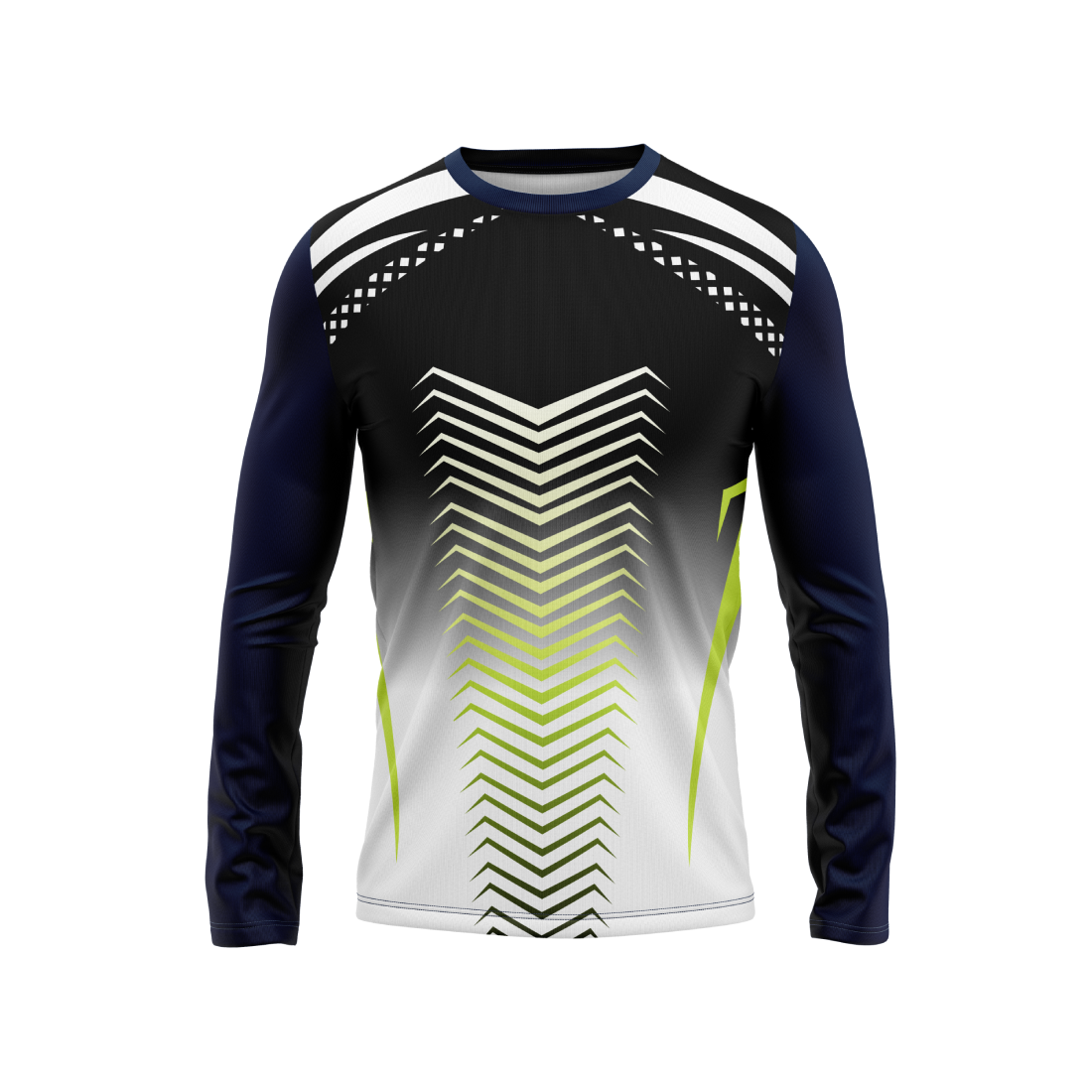 Round Neck Fullsleeve Printed Jersey White NP00242