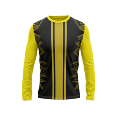 Round Neck Fullsleeve Printed Jersey Yellow NP0025