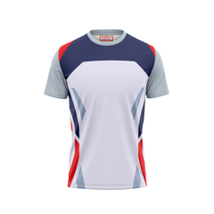 Round Neck Printed Jersey Grey NP0030