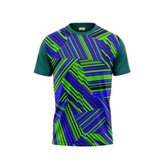 Round Neck Printed Jersey Orange NP0033