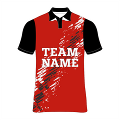 Nextprint customized red design printed jersey NP0080017