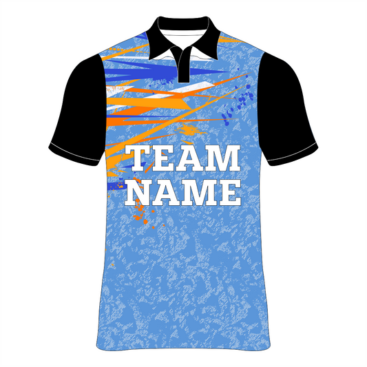 Nexprint customized blue design cricket jersey NP0080023