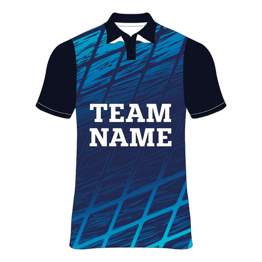 Nextprint customized royalblue printed cricket jersey NP0080034