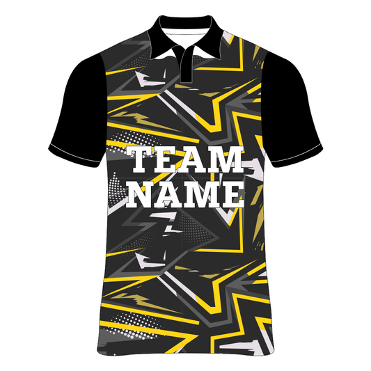Nextprint yellow customized polo neck jersey NP0080054