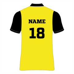 Nextprint yellow customized polo neck jersey NP0080054