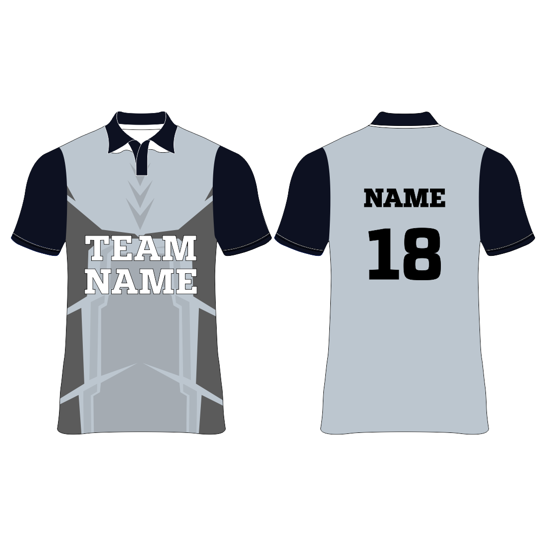 Nextprint customized grey jersey print your name number teamname NP0080065