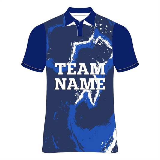 Nextprint customized royal blue design cricket jersey NP0080070