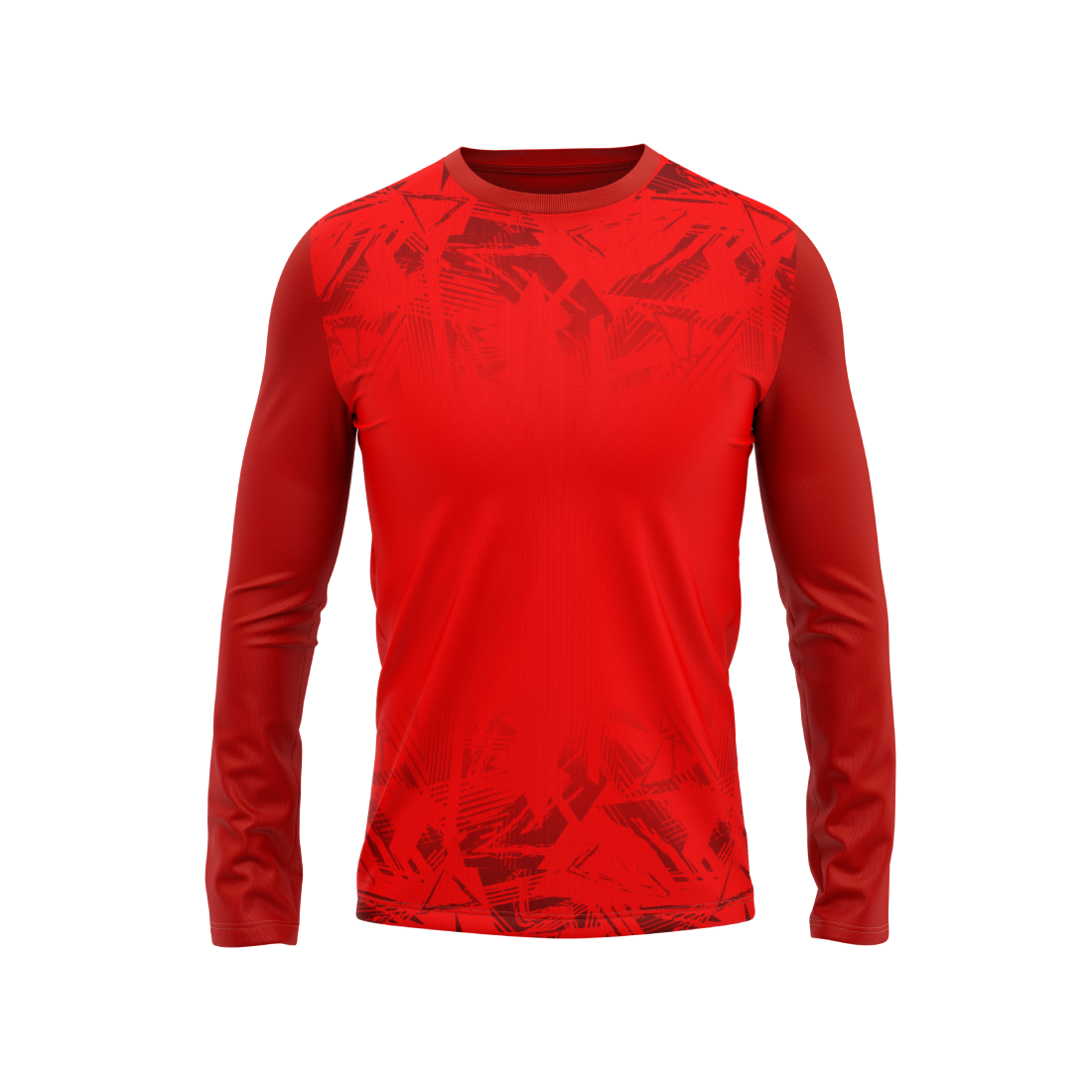 Round Neck Fullsleeve Printed Jersey Red NP0062