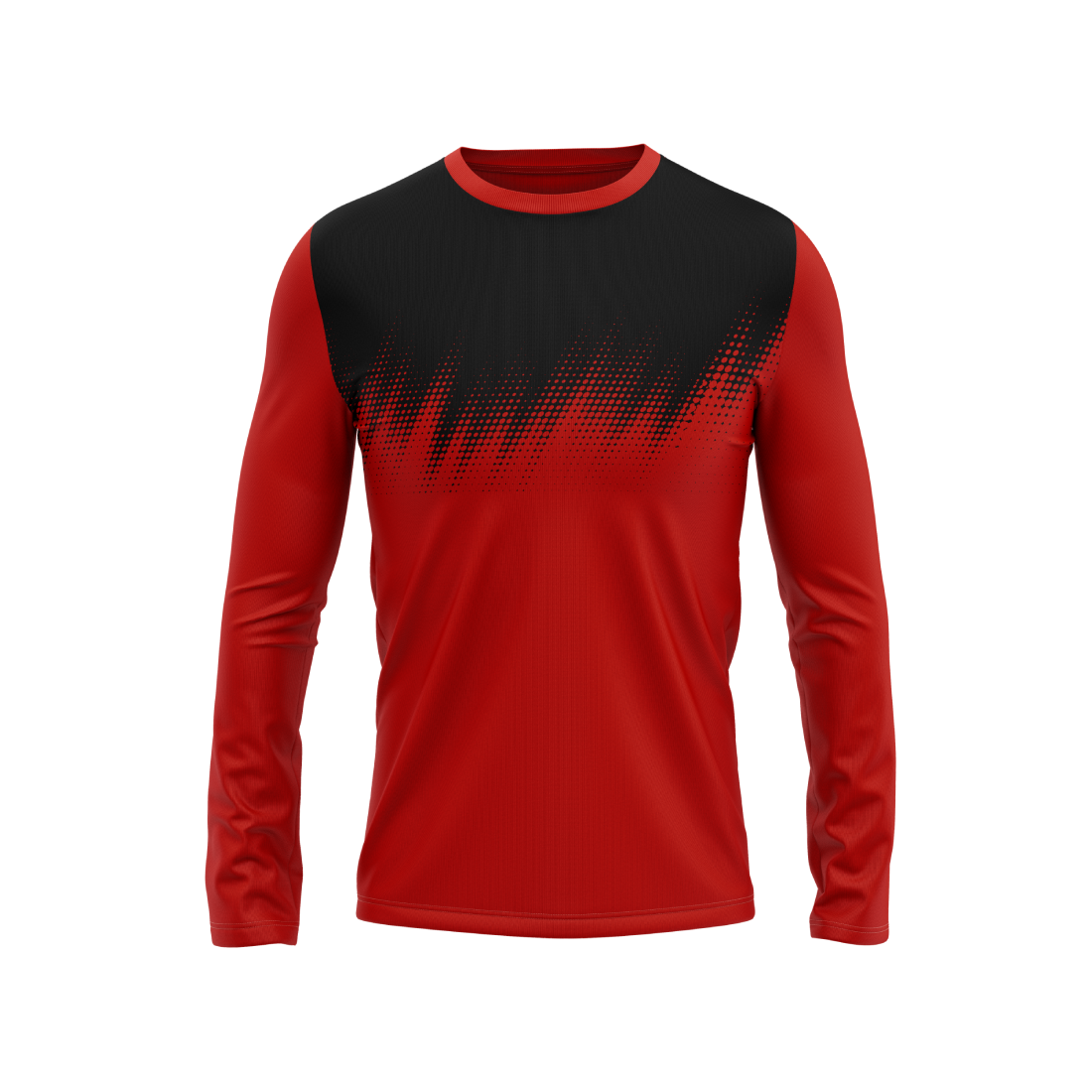 Round Neck Fullsleeve Printed Jersey Red NP0095