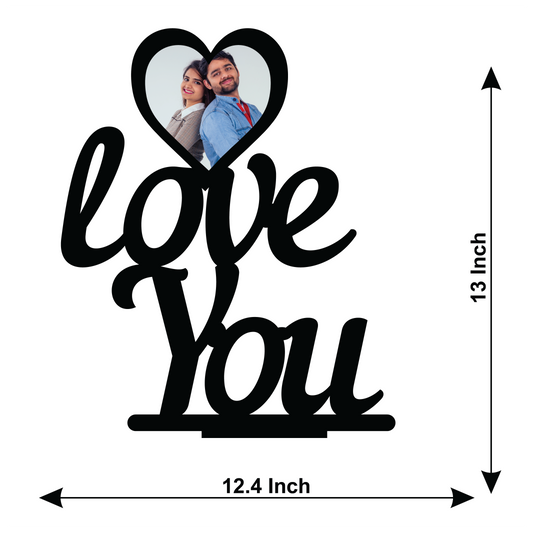LOVE YOU SINGLE IMAGE STAND FRAME 81