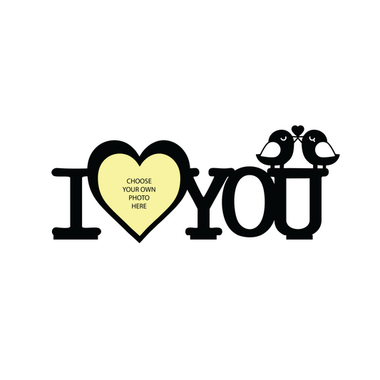 I LOVE YOU SINGLE IMAGE STAND FRAME 109