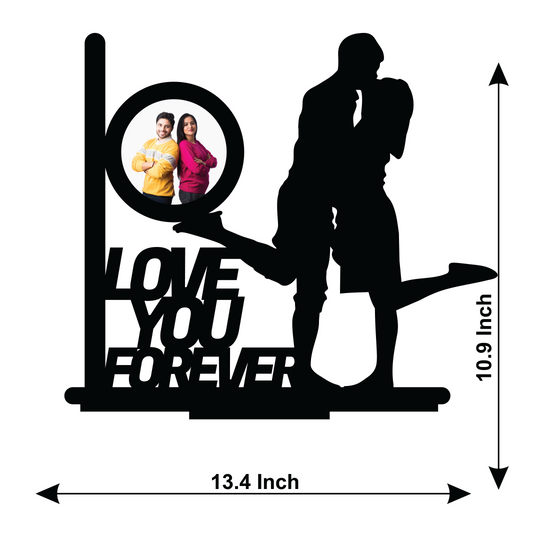 LOVE YOU FOREVER SINGLE IMAGE STAND FRAME