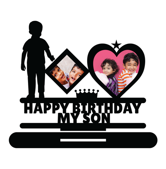 Happy Birthday My Son Stand Frame