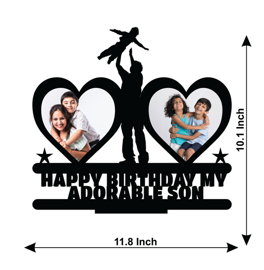 Happy Birthday My Adorable Son Stand Frame